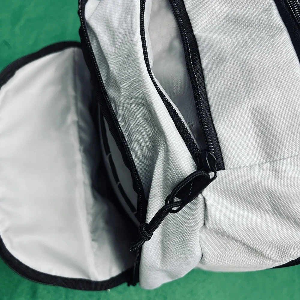 Adidas Excel 7 Backpack Twill White Black Laptop Gym Workout Travel, 34L OSFA